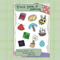Block Game Sticker Sheet