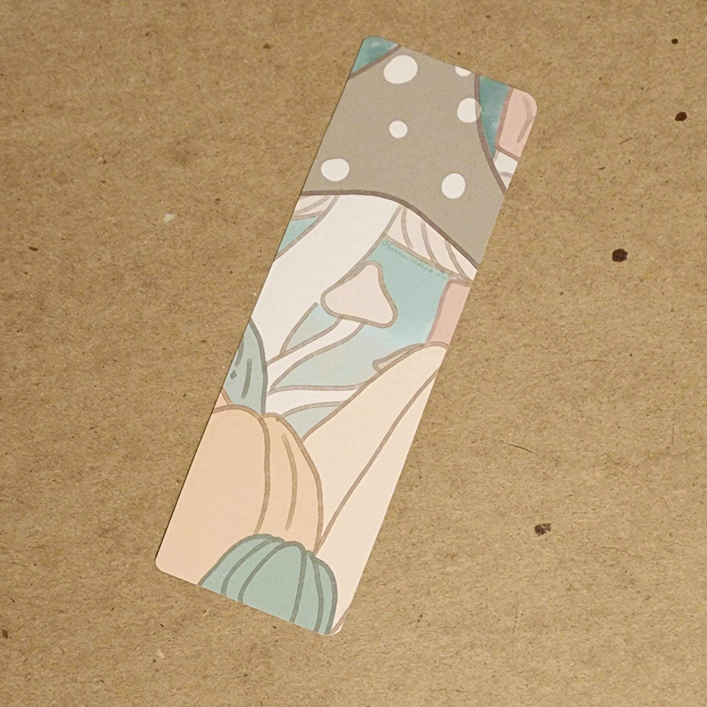 Mushroom Pumpkin Bookmark