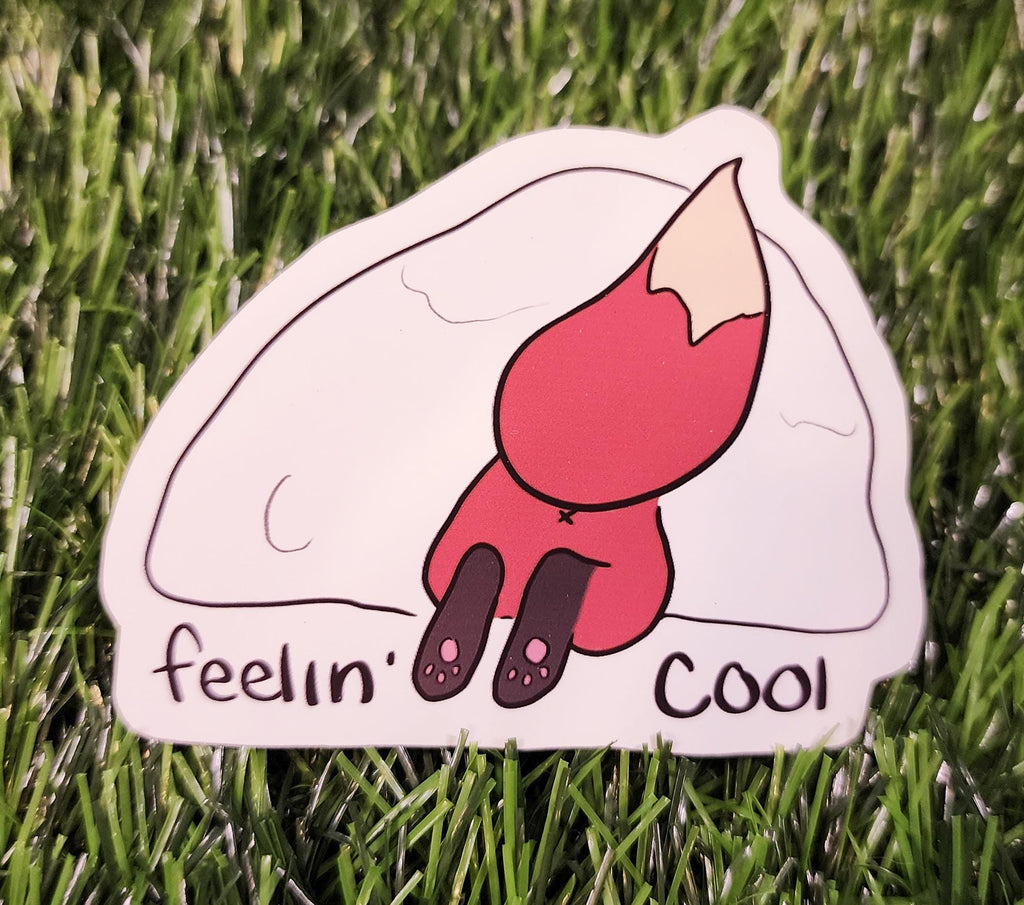 Feeling Cool Fox in Snowpile