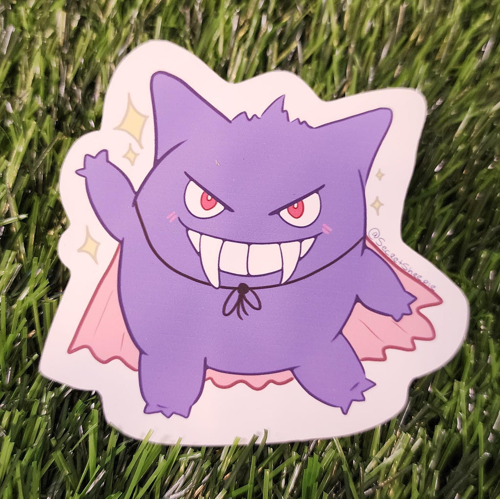 Vampire Ghost Sticker