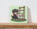Sheepie Green Thumb Art Print