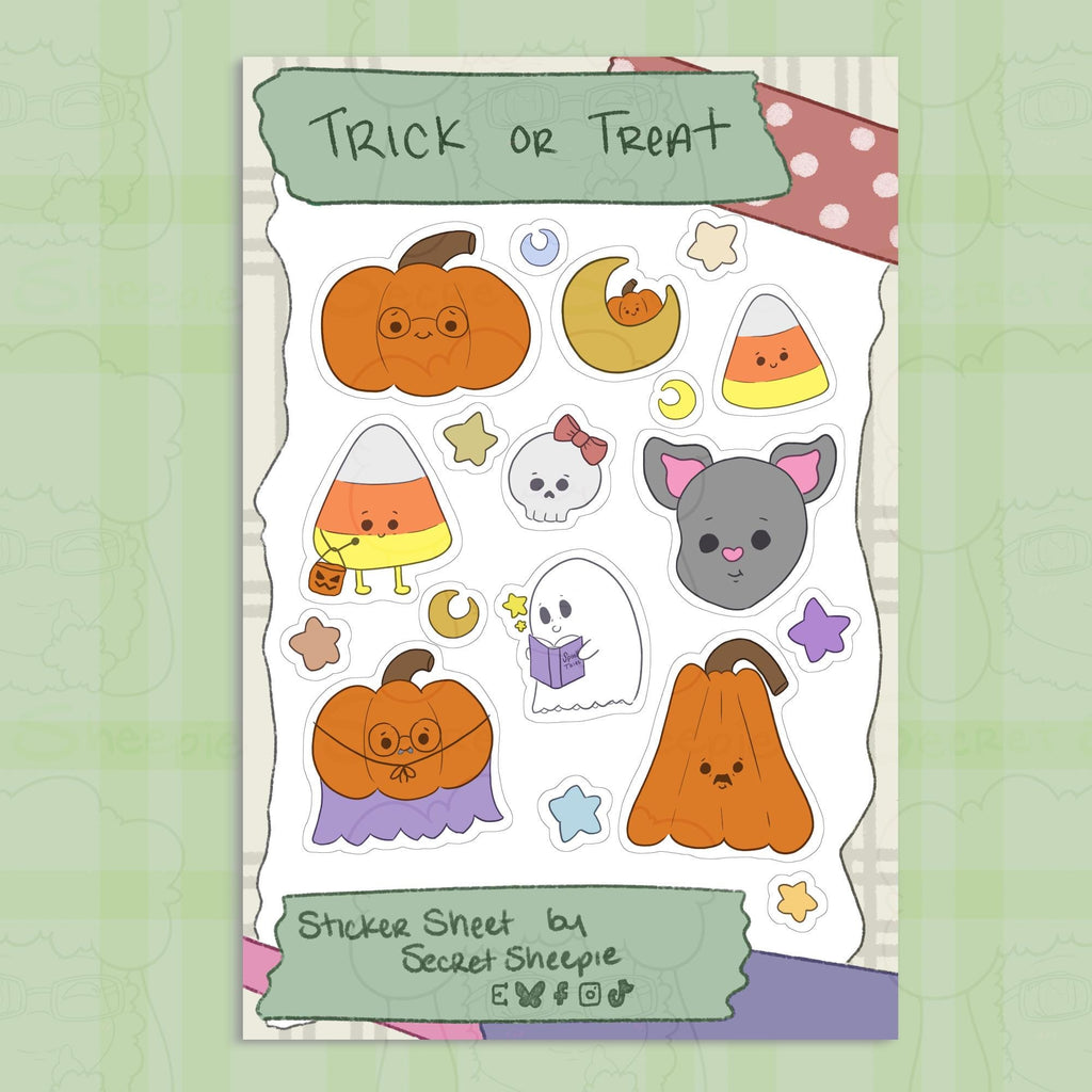 Trick-Or-Treat Sticker Sheet