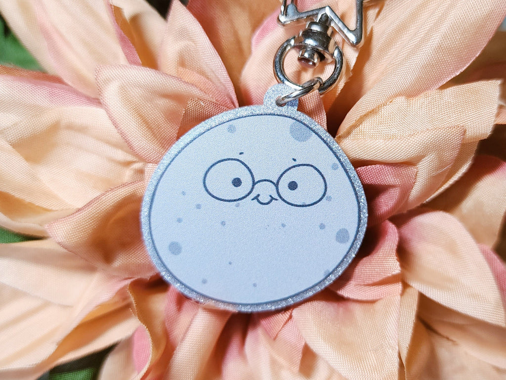 Kawaii Moon Acrylic Charm