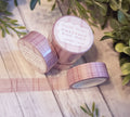 Cozy Pink Plaid Washi Tape