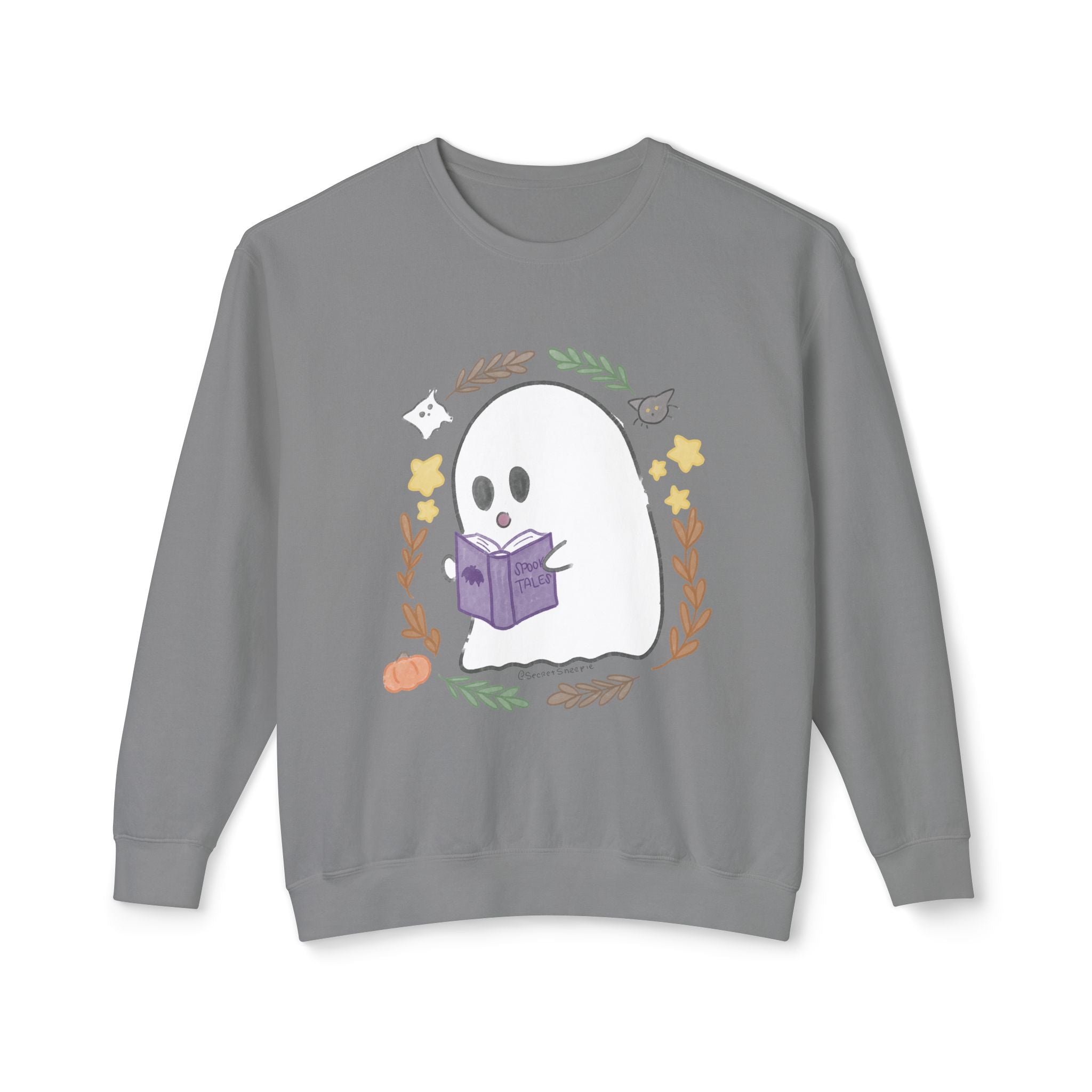 Ghostie Bookworm Cozy Crewneck