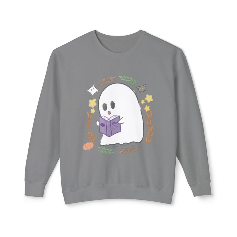 Ghostie Bookworm Cozy Crewneck