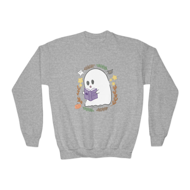 Ghostie Bookworm Youth Crewneck