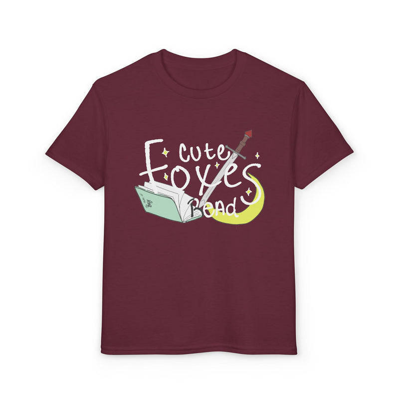 Cute Foxes Read Youth T-Shirt