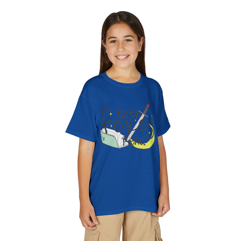 Cute Foxes Read Youth T-Shirt