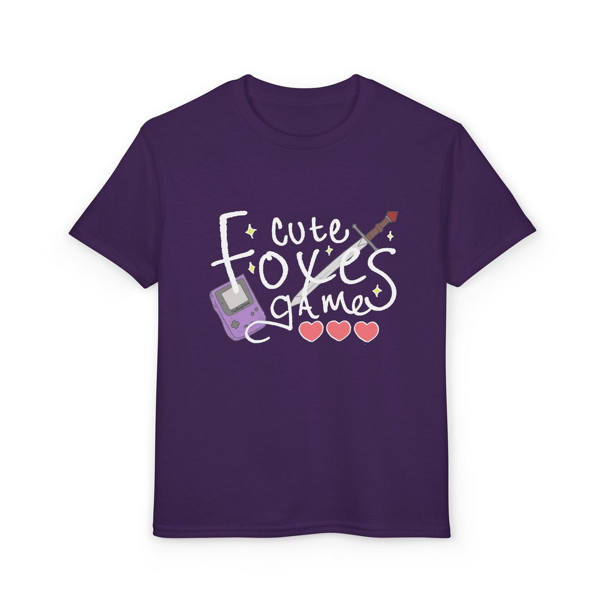 Cute Foxes Game Youth T-Shirt