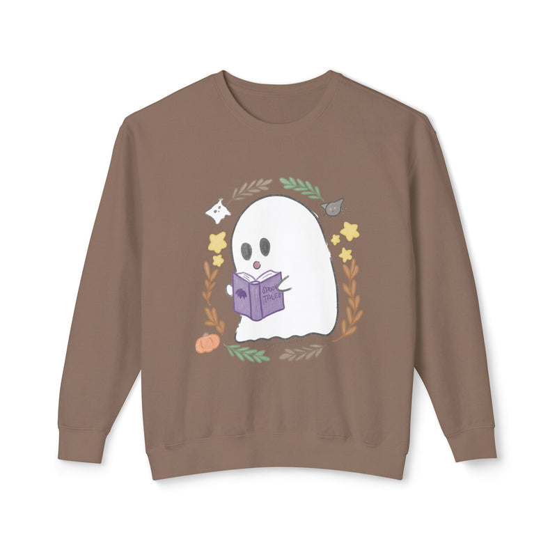 Ghostie Bookworm Cozy Crewneck