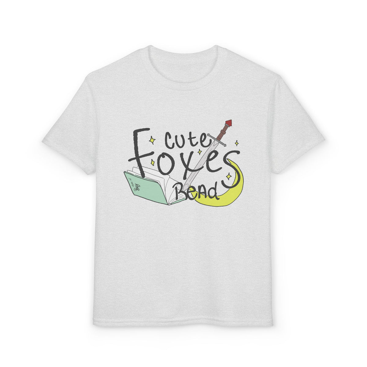 Cute Foxes Read Youth T-Shirt