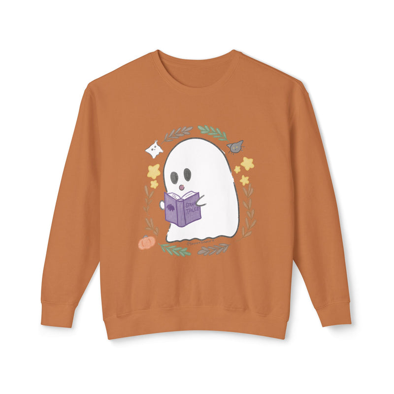 Ghostie Bookworm Cozy Crewneck