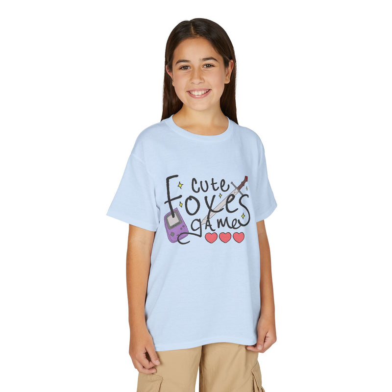 Cute Foxes Game Youth T-Shirt
