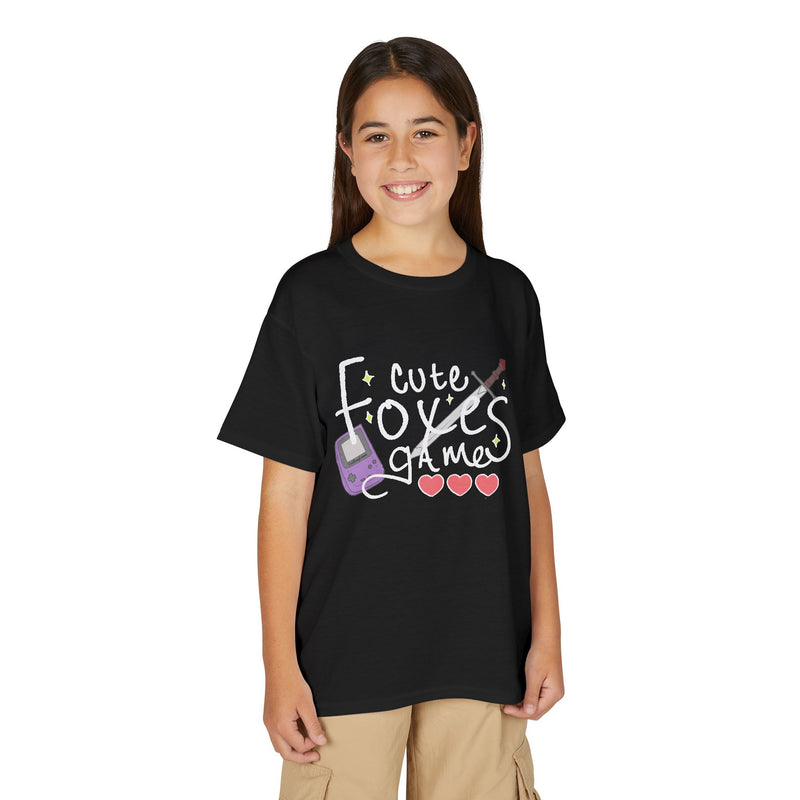 Cute Foxes Game Youth T-Shirt
