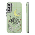 Cozy Girls Read Phone Case — Green Moonlit Reading Design