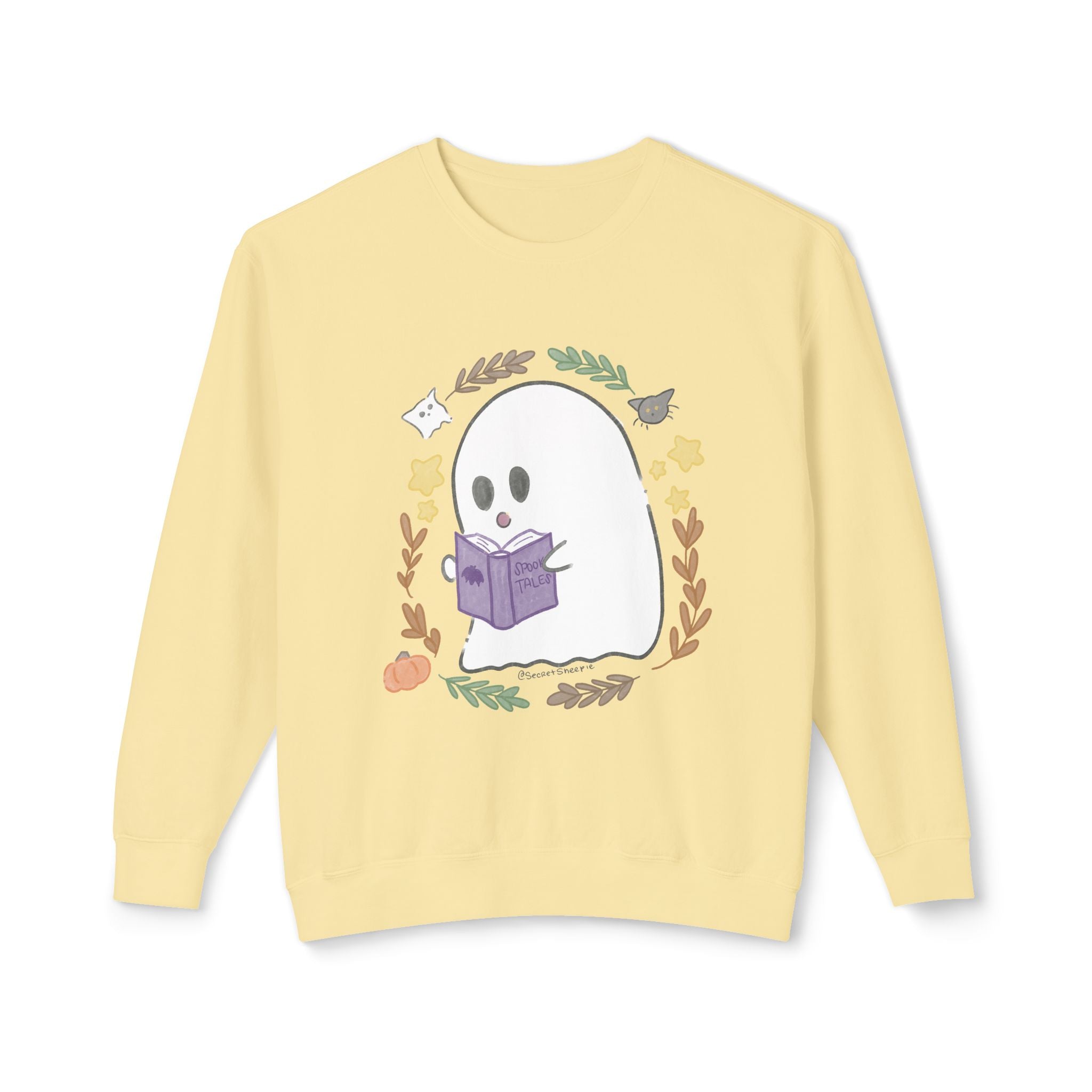 Ghostie Bookworm Cozy Crewneck
