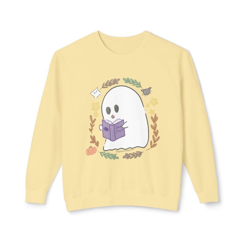 Ghostie Bookworm Cozy Crewneck