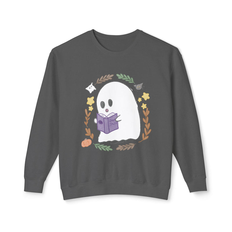 Ghostie Bookworm Cozy Crewneck