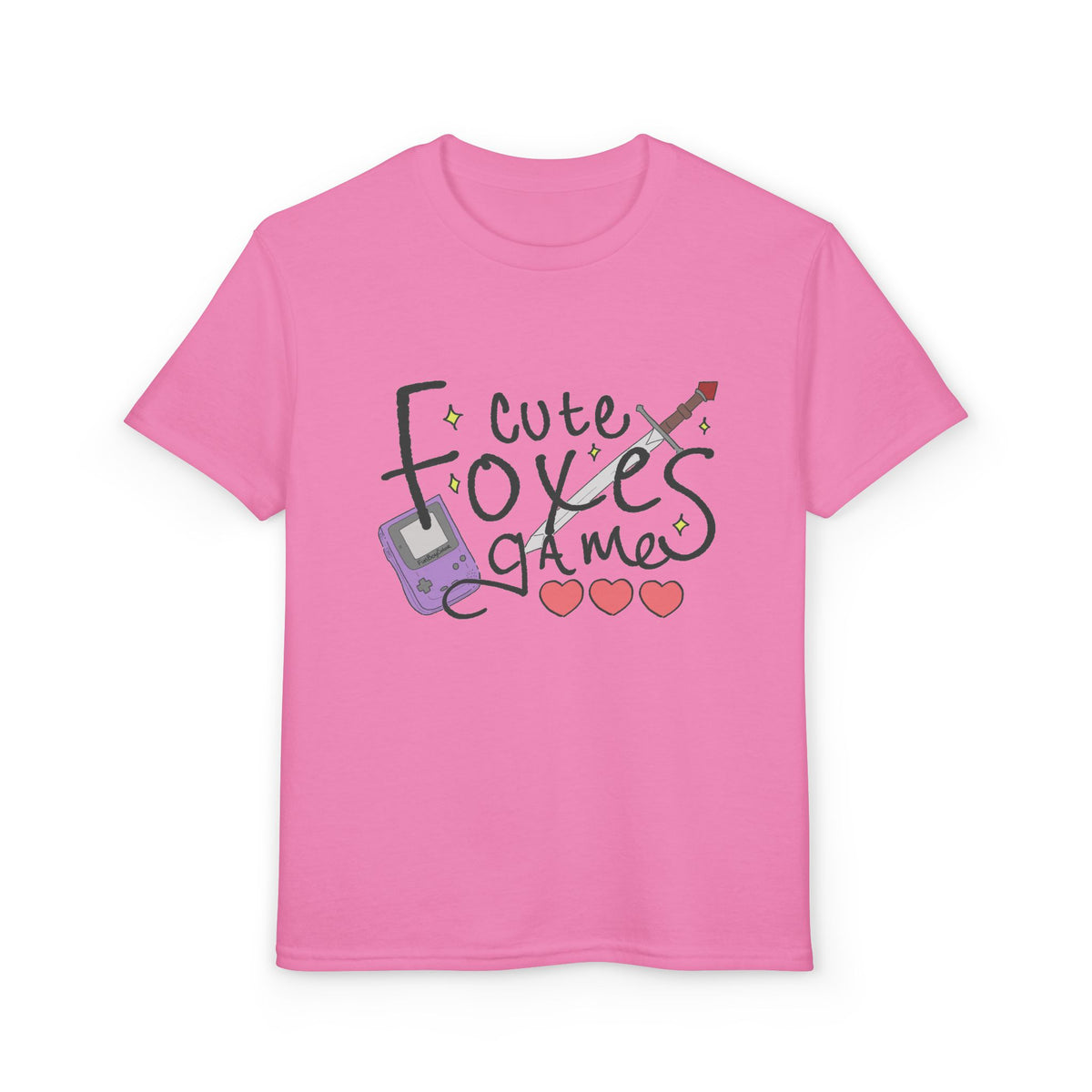 Cute Foxes Game Youth T-Shirt