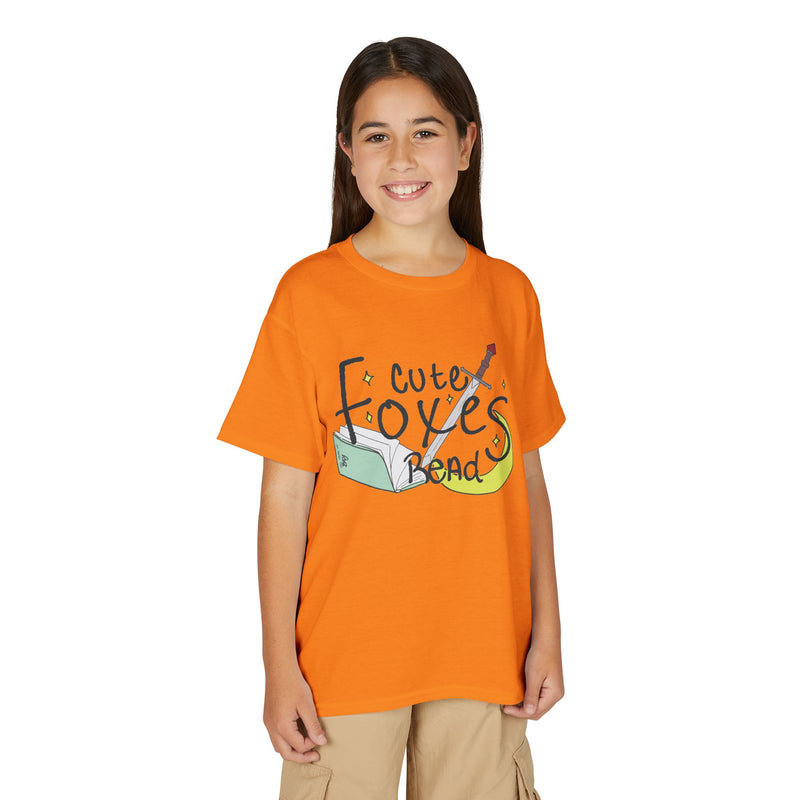 Cute Foxes Read Youth T-Shirt