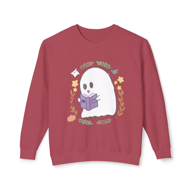 Ghostie Bookworm Cozy Crewneck