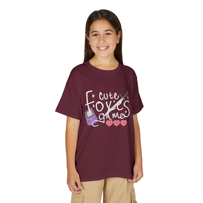 Cute Foxes Game Youth T-Shirt