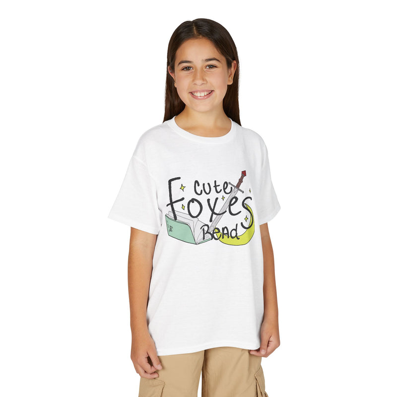 Cute Foxes Read Youth T-Shirt
