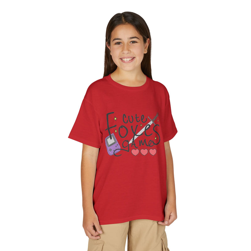 Cute Foxes Game Youth T-Shirt