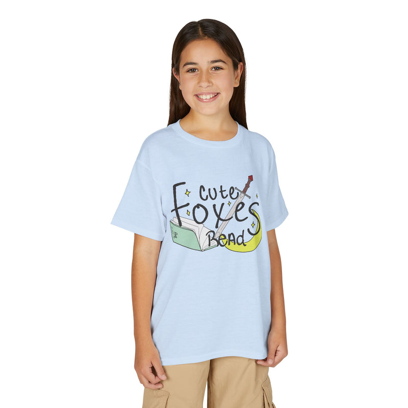 Cute Foxes Read Youth T-Shirt