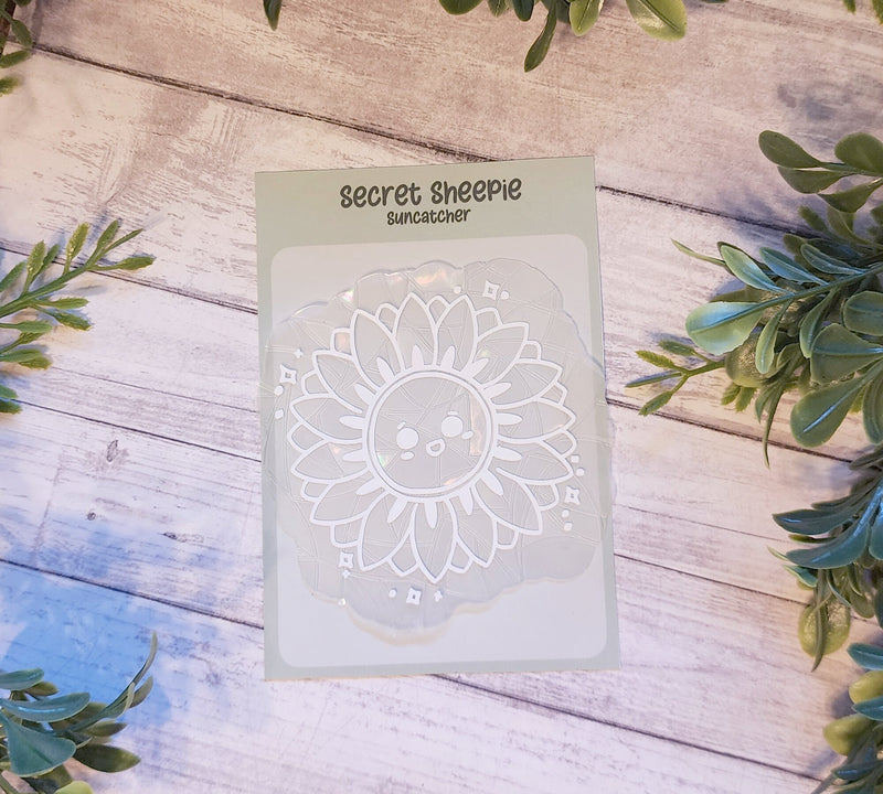Kawaii Sunflower Suncatcher