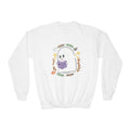 Ghostie Bookworm Youth Crewneck
