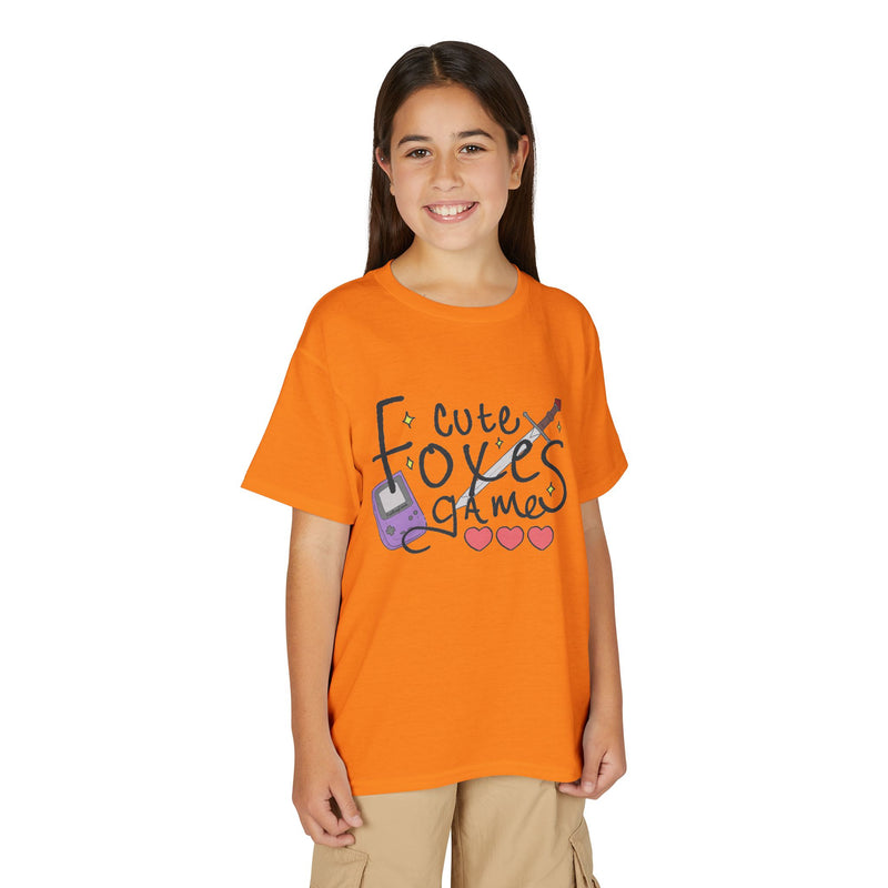Cute Foxes Game Youth T-Shirt