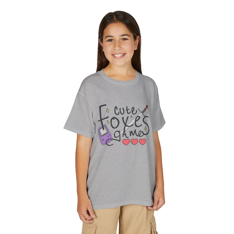 Cute Foxes Game Youth T-Shirt