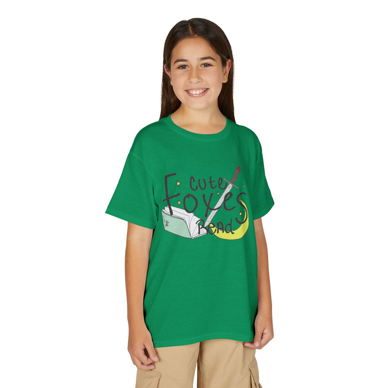 Cute Foxes Read Youth T-Shirt