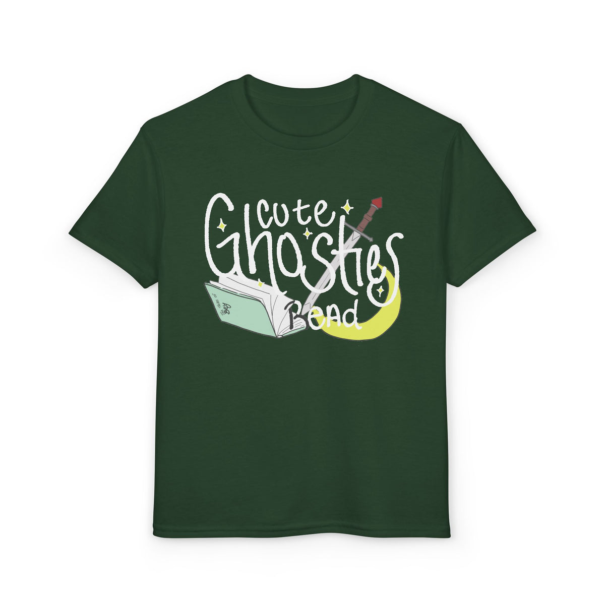 Cute Ghosties Read Youth T-Shirt