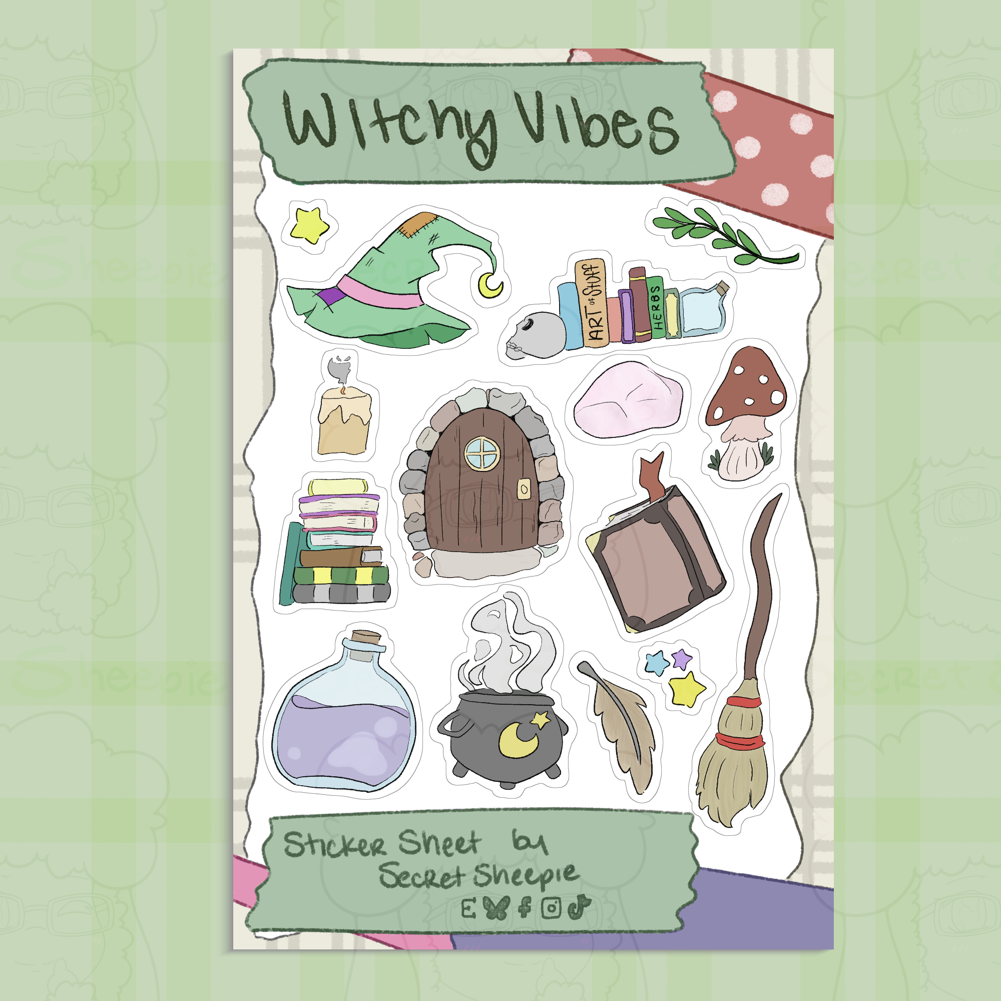 Witchy Vibes Sticker Sheet