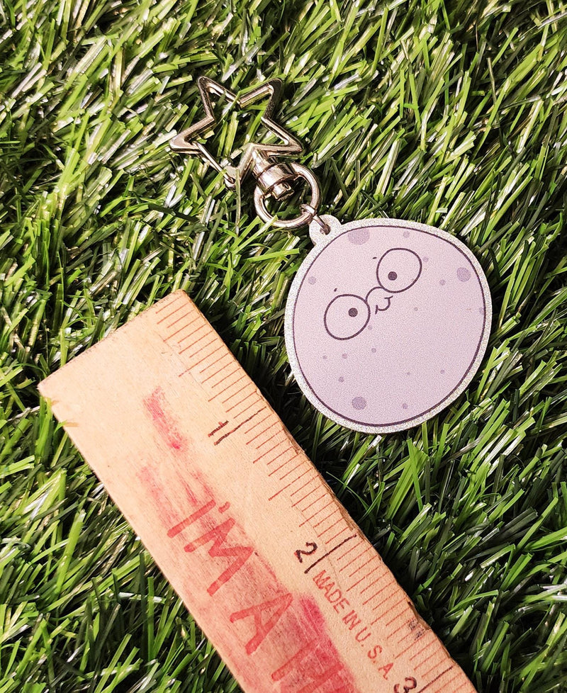Kawaii Moon Acrylic Charm