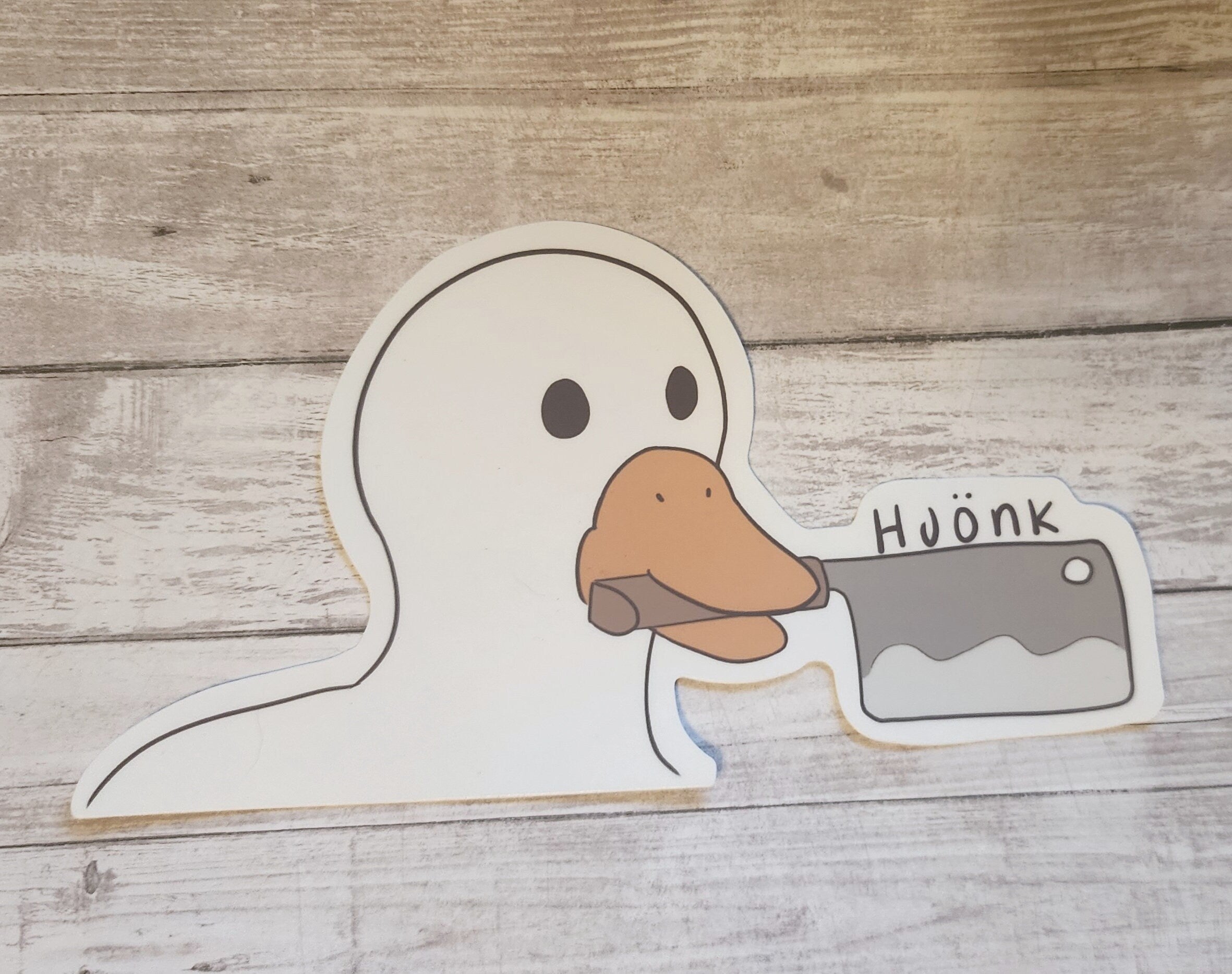 Hjonk Goose Car Decal