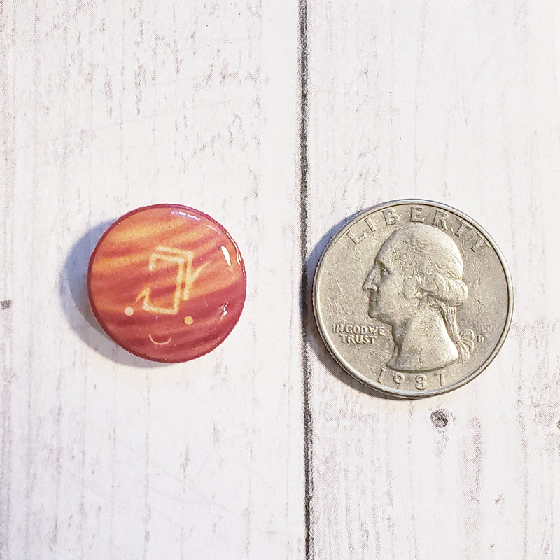 Kawaii DoM+DoW Job Stones — Handmade Pins Bundle