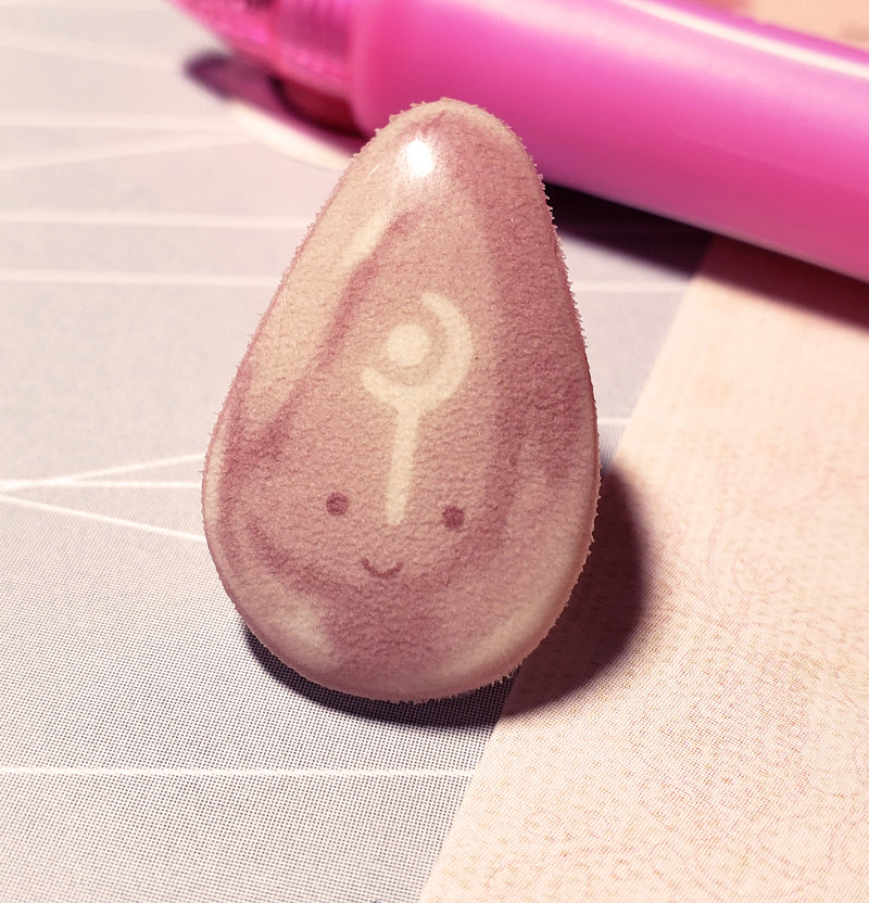 Kawaii DoM+DoW Job Stones — Handmade Pins Bundle