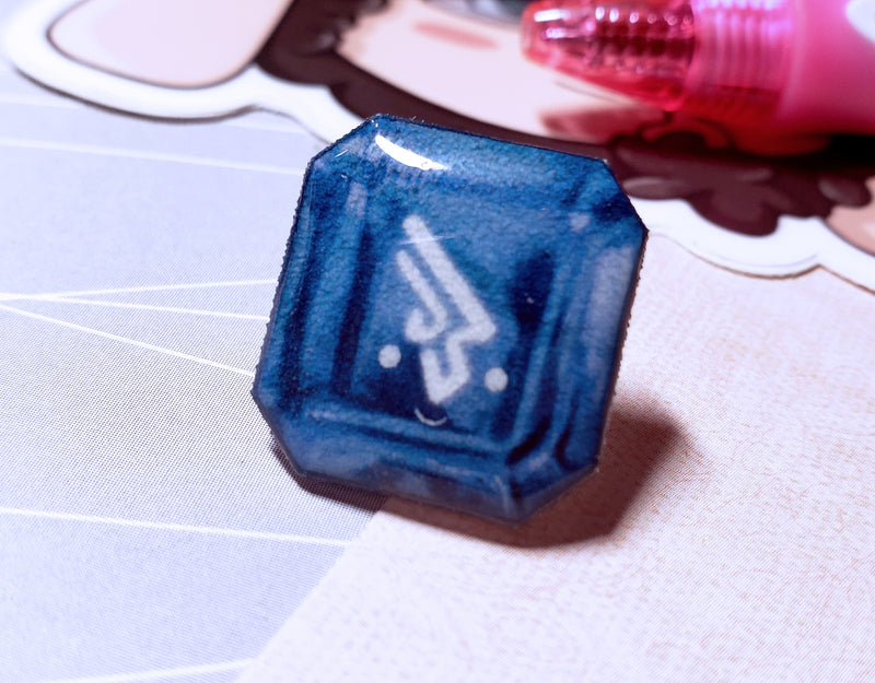 Kawaii DoM+DoW Job Stones — Handmade Pins Bundle