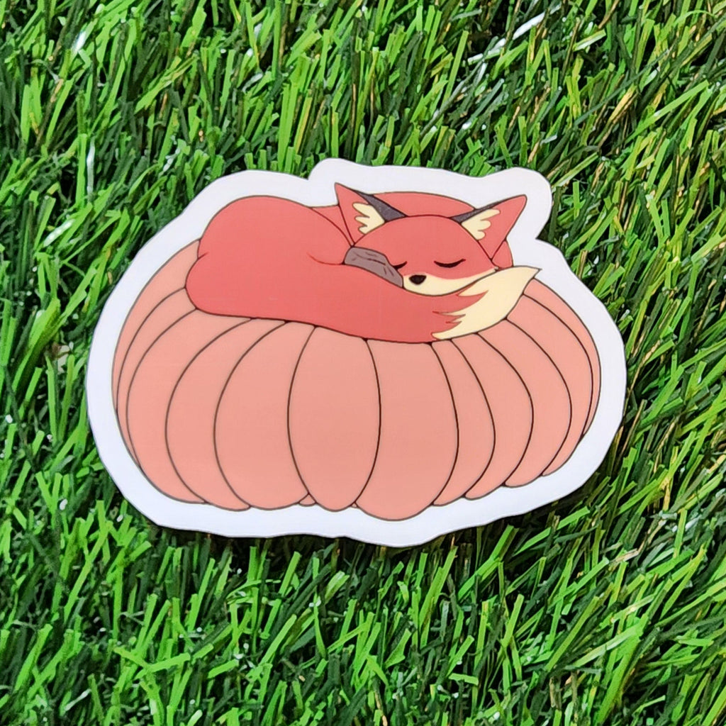 Fox on a Pumpkin