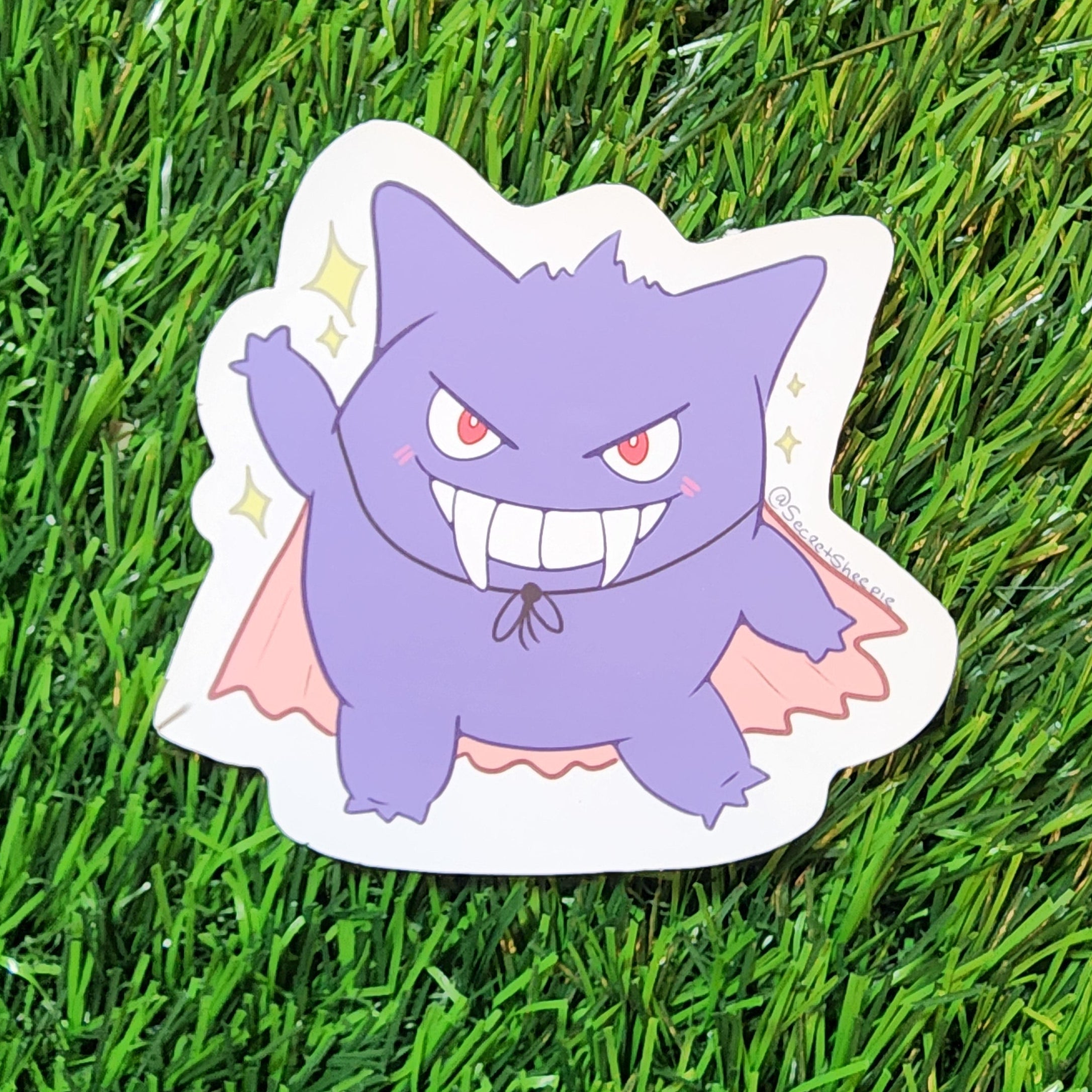 Vampire Ghost Sticker