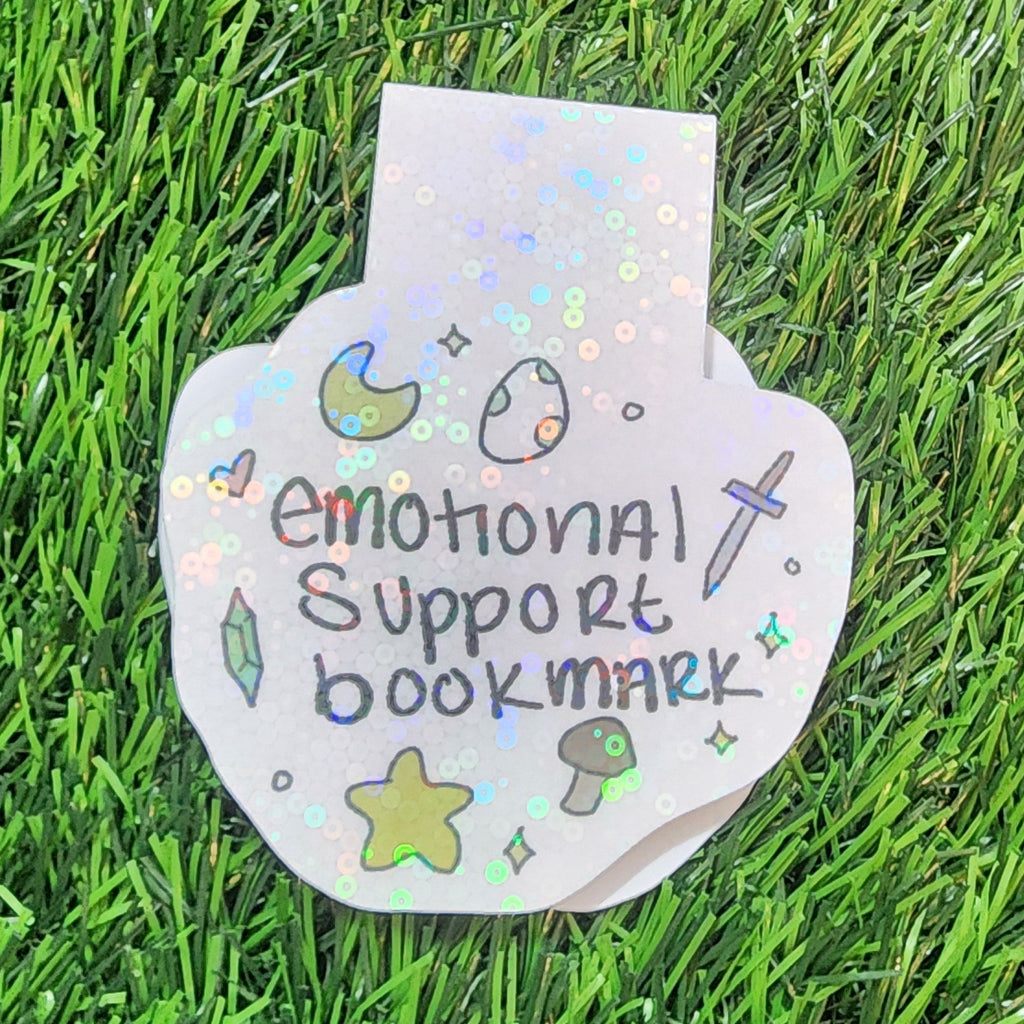 Emotional Support Bookmark