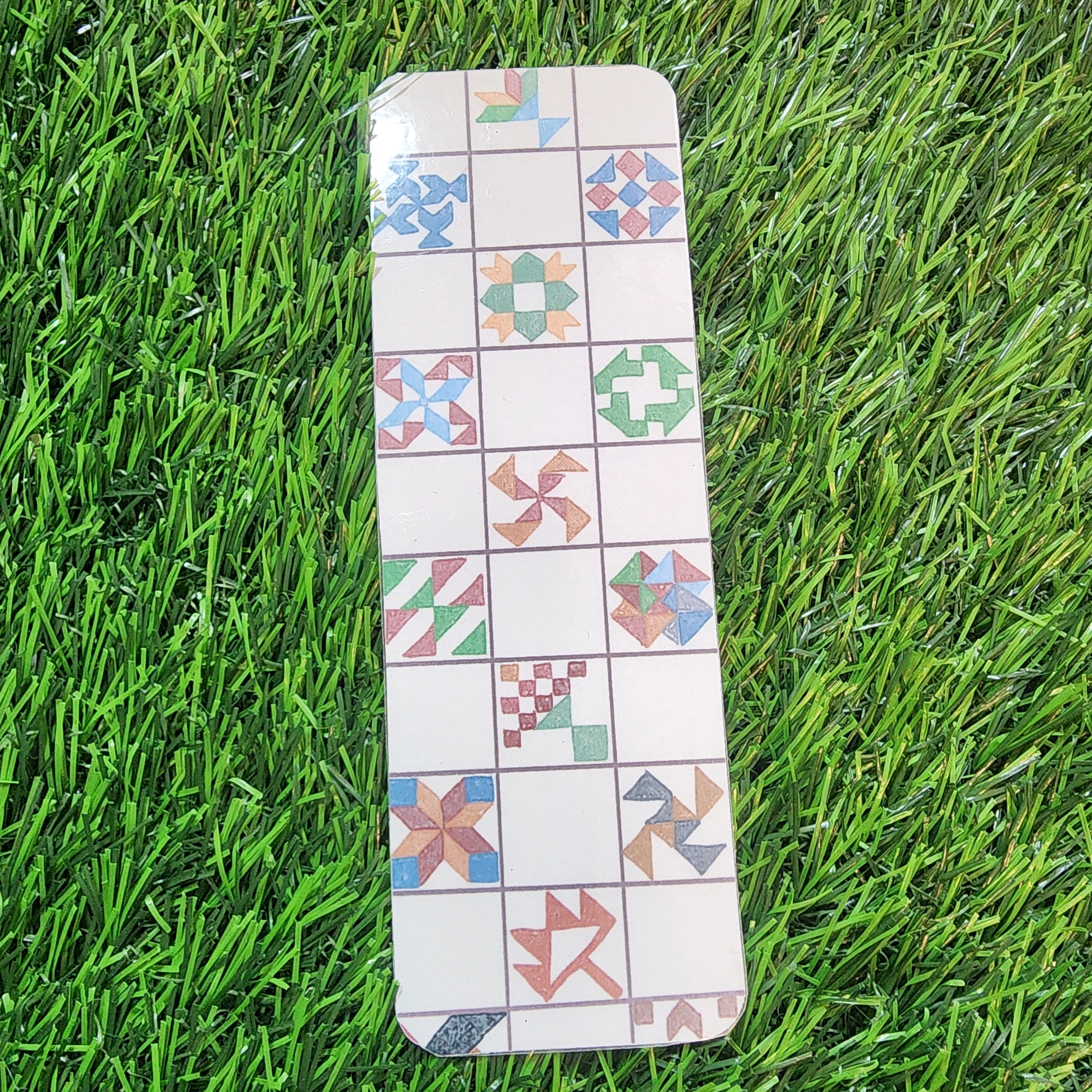 Cross-Stitch Inspired Bookmark