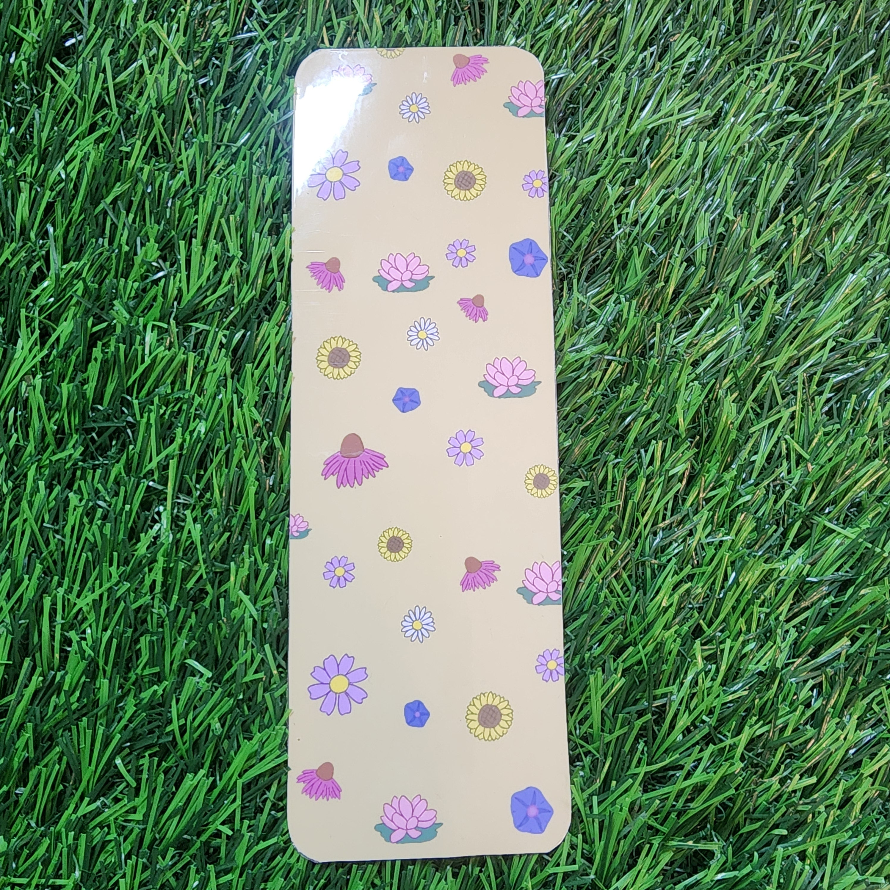 Cute Summer Flowers Bookmark