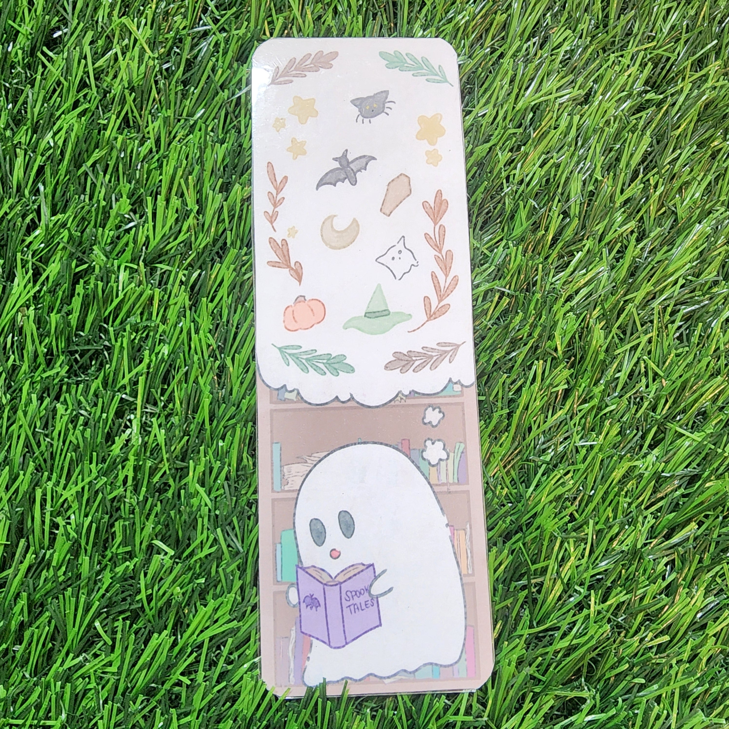 Ghostie Bookworm Bookmark