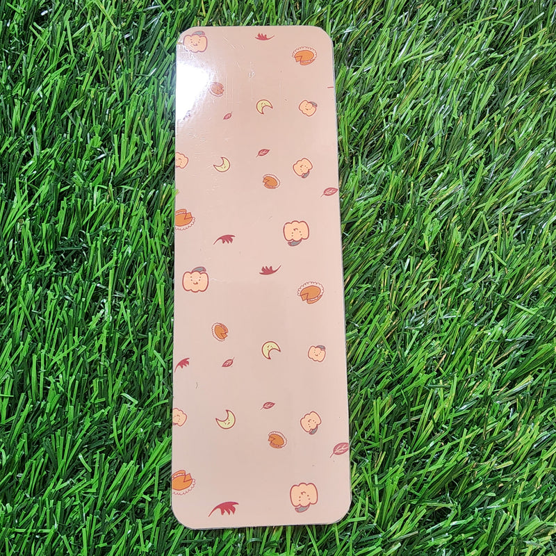 Cute Autumn Icons Laminated Bookmark
