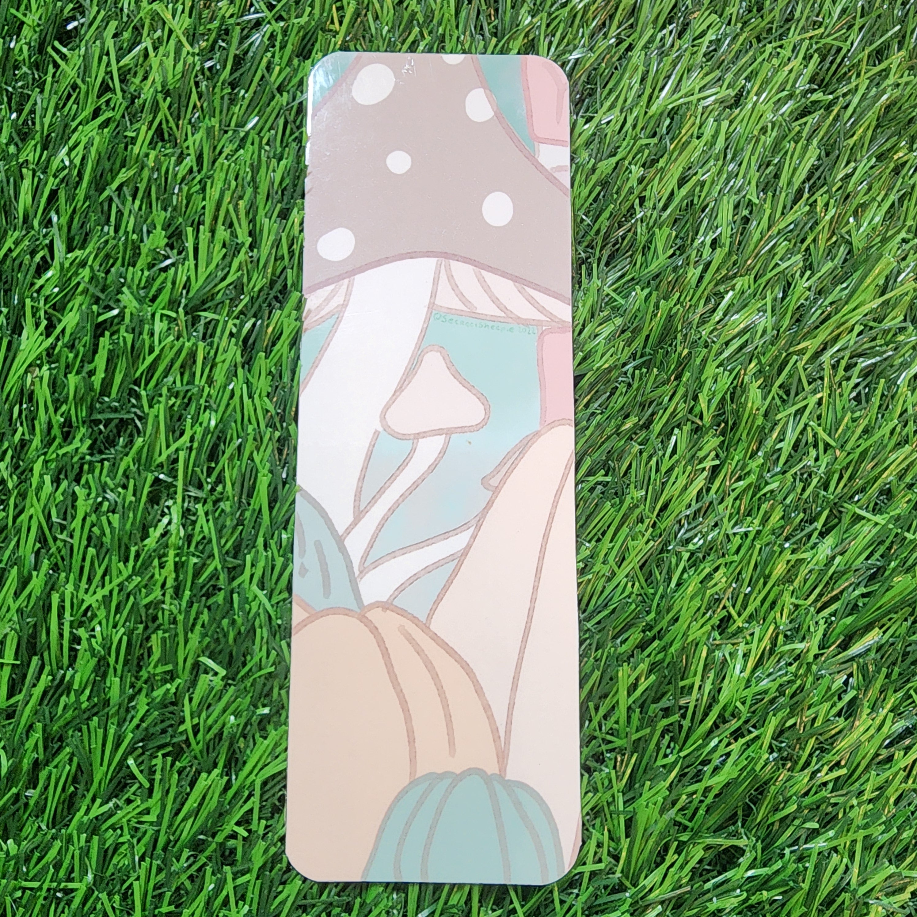 Mushroom Pumpkin Bookmark